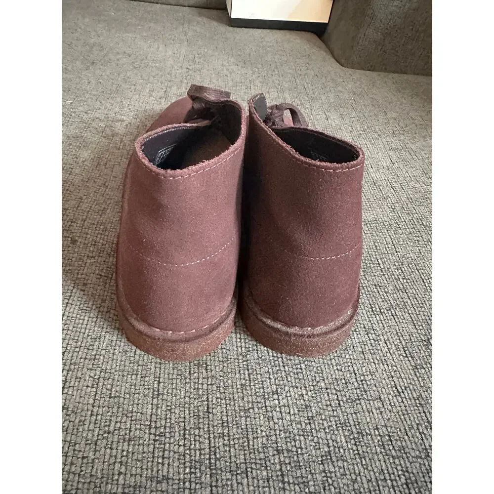 Clarks Originals Desert Boots in Burgundy Suede Chukka Boots Mens 12